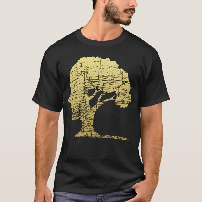 Unikt symbol miljö- Philos för psykologiträd T Shirt (Framsida)