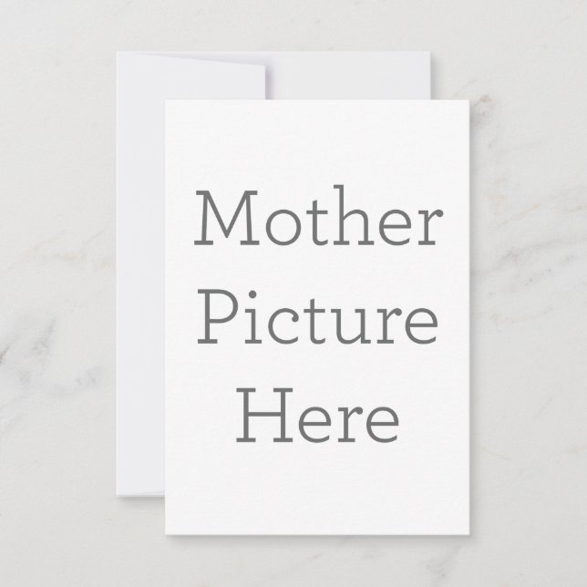 8.9 x 12.7 cm Platt Save The Date-kort (Framsida)