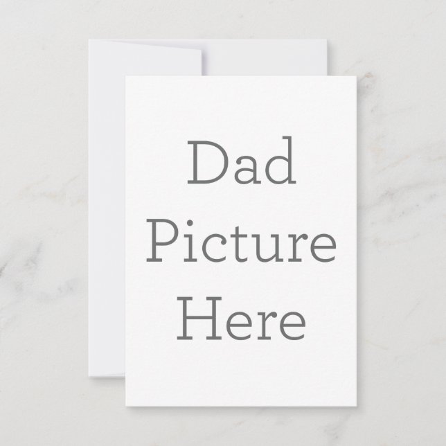 8.9 x 12.7 cm Platt Save The Date-kort (Framsida)