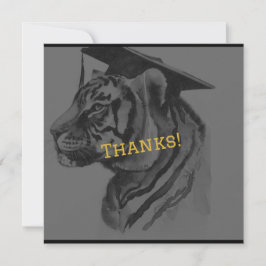 Unikt tackkort för Personlig i Studenten Tack Kort