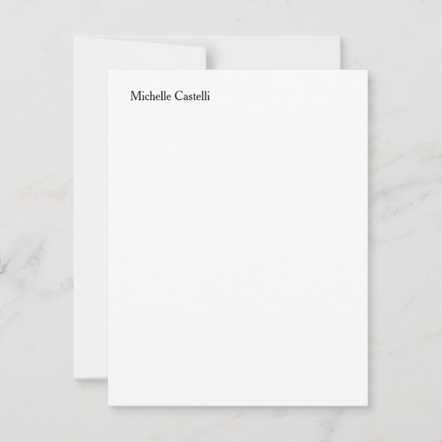 Unikt tillägg till ditt namn för modern Profession Anteckningskort (Framsida)