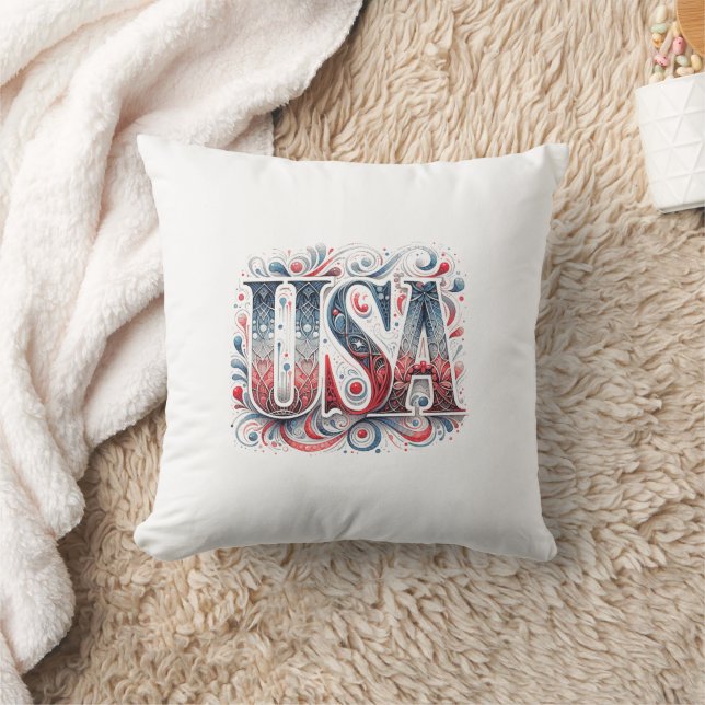 Unikt USA Kudde (Filt)