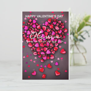 Unikt Valentines day-kort för alla hörningar i Per Julkort