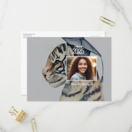 Unikt vykort för inbjudan till Studenten med QR-ko