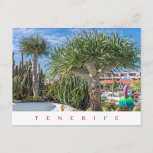 Unikt vykort för Teneriffa-träd