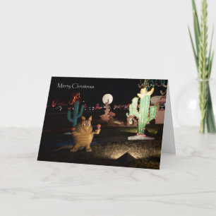 Unikt Westernt julkort - Armadillo Helgkort