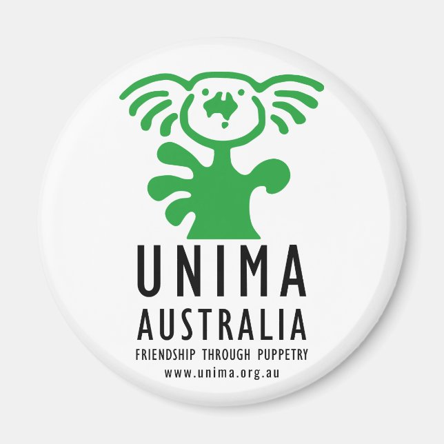 UNIMA Australia Magnet (Framsidan)