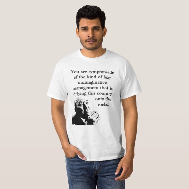 Unimaginative ledningT-tröja för italienskt jobb T Shirt (Hel framsida)