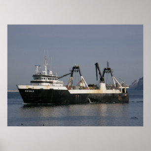 Unimak, fabriksfartyg för trålfiske poster
