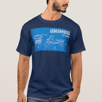 Unimog blueprint t shirt