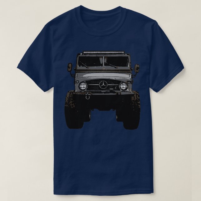 UNIMOG-grått T Shirt (Design framsida)