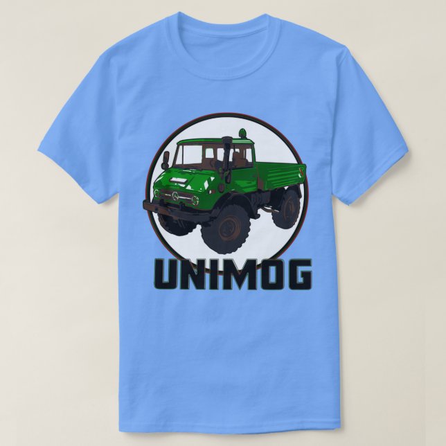Unimog-Grönt T Shirt (Design framsida)