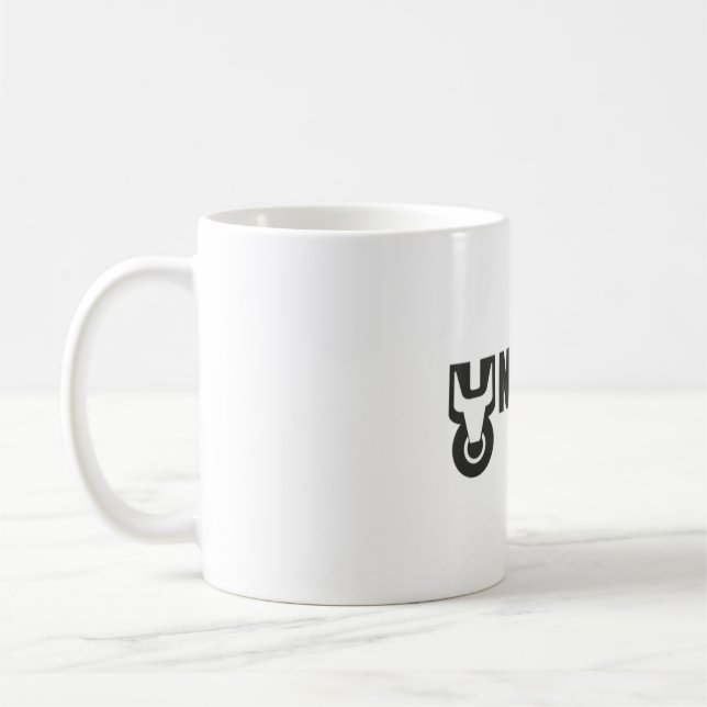Unimog Tasse weiss Unimog Cup white Kaffemugg (Vänster)