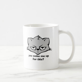Unimpressed kattmuggar kaffemugg