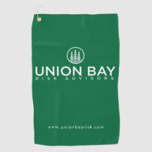 Union Bay Risk Advisors Golf Towel - Grönt