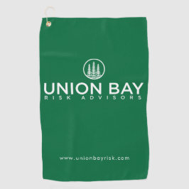 Union Bay Risk Advisors Golf Towel - Grönt