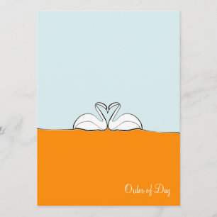 Union Blå/Orange - Dagordning/Ceremoni Program