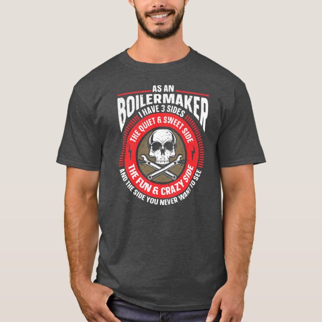 Union Boilermaker  T Shirt (Framsida)