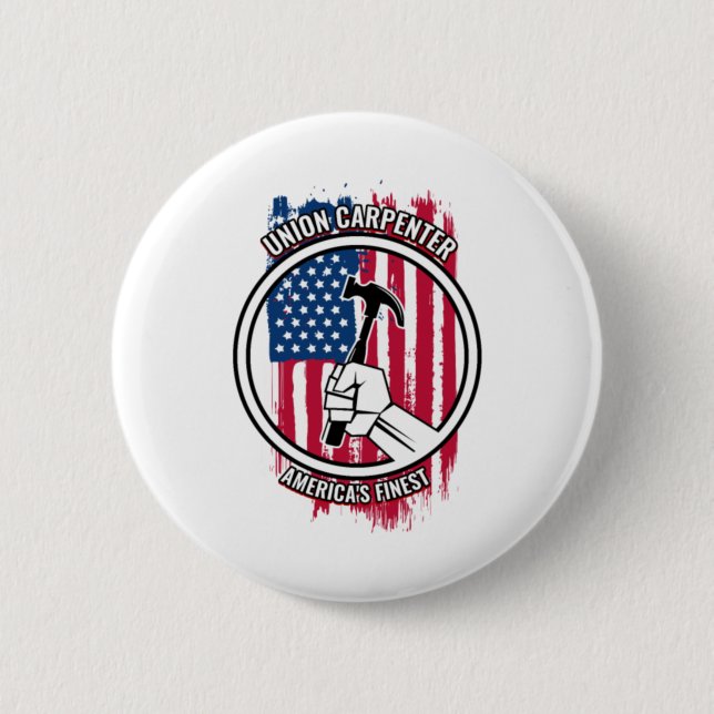 Union Carpenter Gift Proud American Skilled Knapp (Framsida)