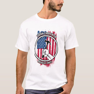 Union Carpenter Gift stolt American Skilled T Shirt