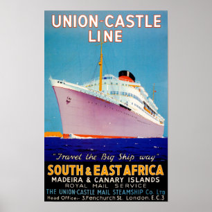 Union Castle ~ Big Frakt way Poster