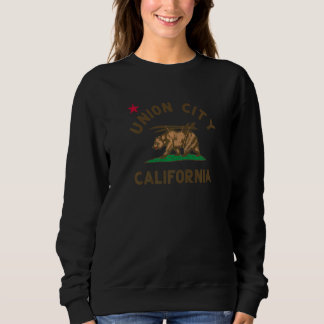 Union City Kalifornien Beach Flag Bear Surf Ca Vin T Shirt