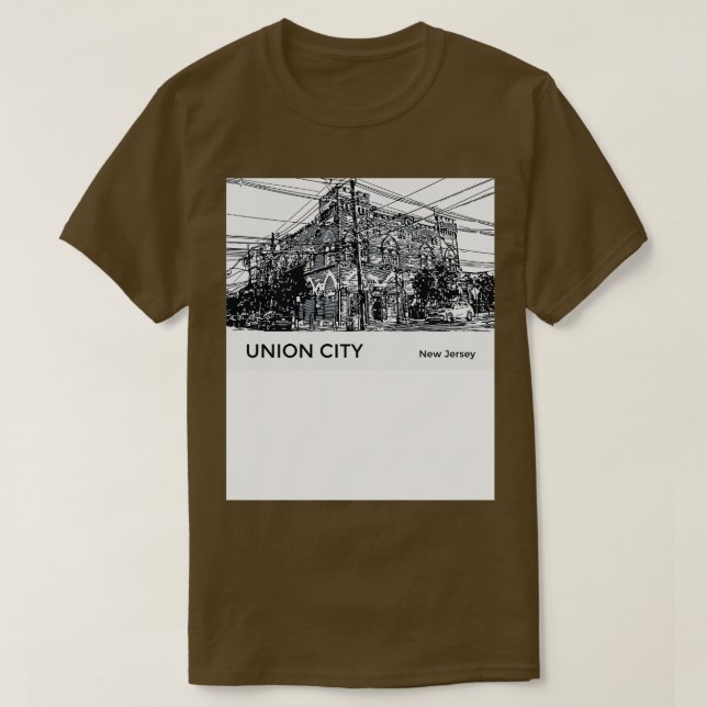 Union City New jersey T Shirt (Design framsida)
