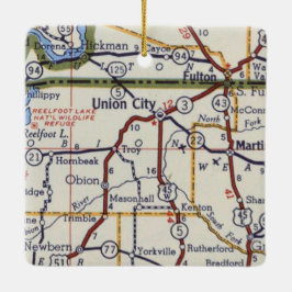 Union City TN Julgransprydnad Keramik