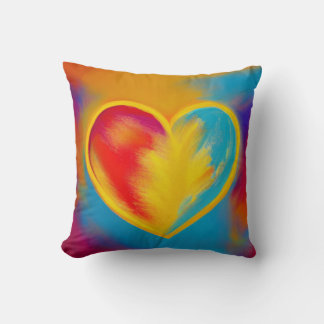 Union Colorful Heart Dekorativ kudde