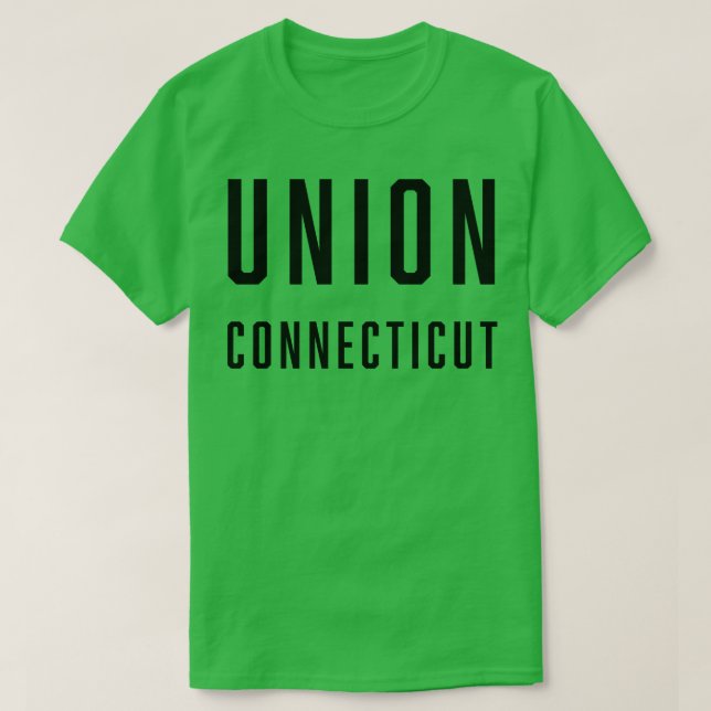 Union Connecticut TShirt T Shirt (Design framsida)