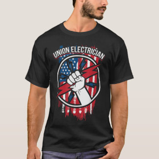 Union Electrician Apparel T Shirt