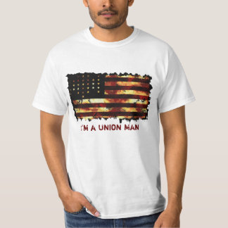 Union Flagga, Civil Krig, US Flagga Funny Tee Shirt