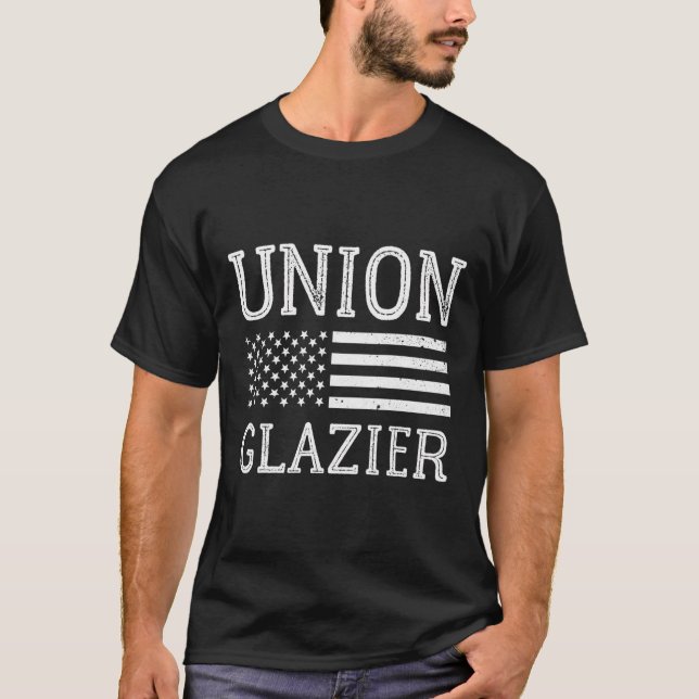 Union Glazier Shirt - Window Glass Fitter Gift T (Framsida)