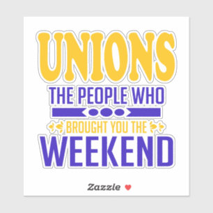 Union Helg Sticker Klistermärken