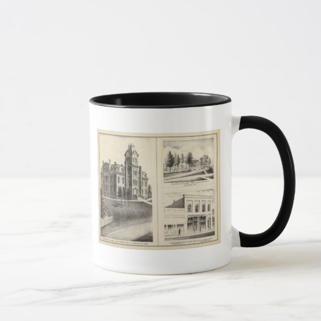 Union High School, Residence & Jackson County Bank Mugg (Höger)