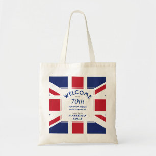 UNION JACK 70:e familjen Platinum Jubilee Reunion Tygkasse