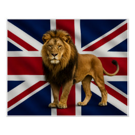 Union jack-affisch perfect poster