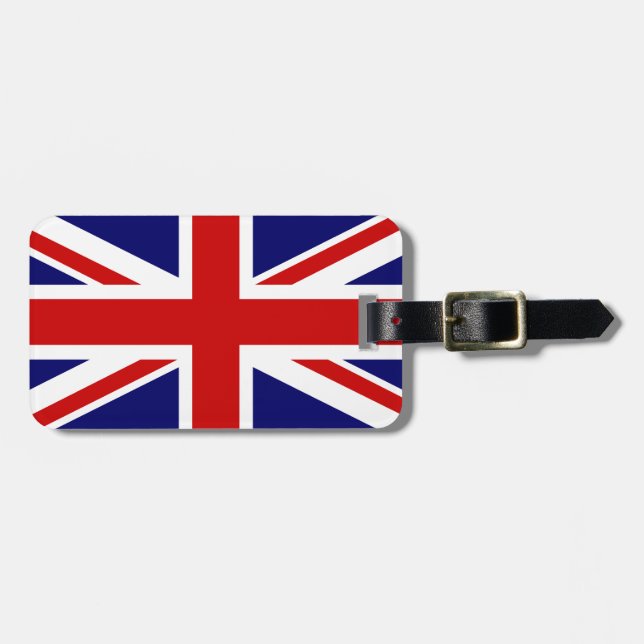 Union Jack Bagagebricka (Horisontell Framsida)
