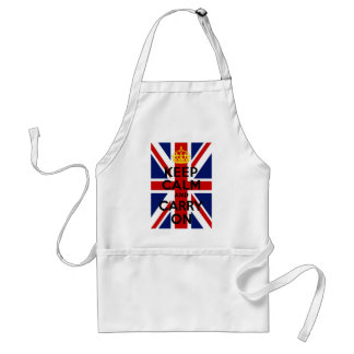 Union Jack Behåll Calm och fortsätt med Apron Förkläde