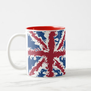 Union Jack Bespoke Två-Tonad Mugg