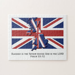 UNION JACK | Blad nation | UK BRITISH FLAGGA Pussel