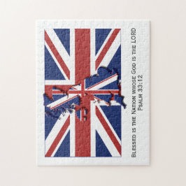 UNION JACK | Blad nation | UK BRITISH FLAGGA Pussel