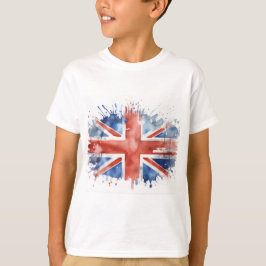 union jack boy's t shirt