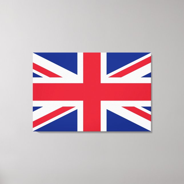 Union Jack ~ British Flagga Canvastryck (Framsida)