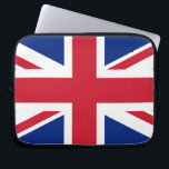Union Jack ~ British Flagga Laptop Fodral<br><div class="desc">Flagga i Förenade kungariket Underbara Storbritannien och Nordirland. En symbol för Storbritannien och det förflutna imperiet.</div>