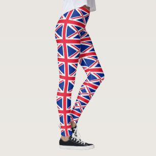 Union Jack/British flagga Leggings