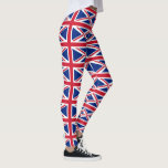 Union Jack/British flagga Leggings<br><div class="desc">Leggings with flagga of the United Kingdom Underbar Britain and Northern Ireland (Union Jack)</div>