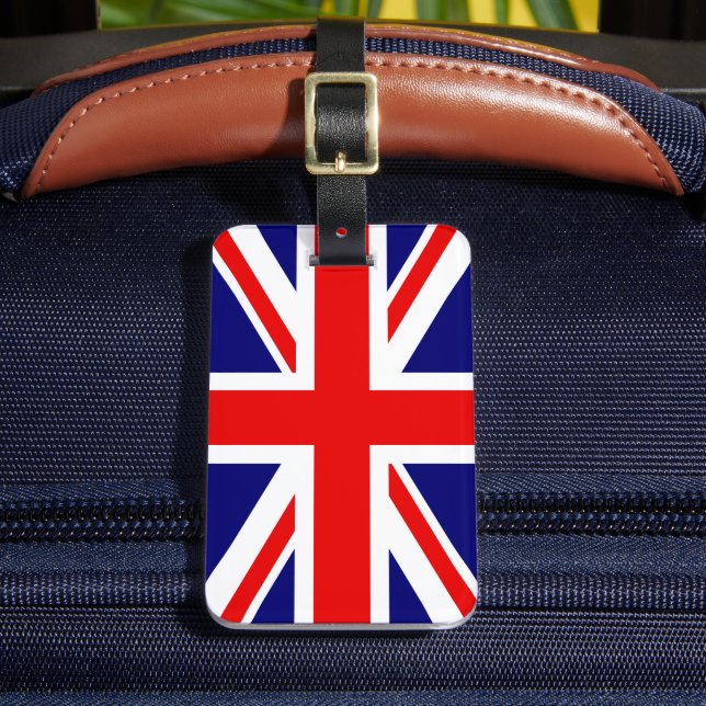 UNION JACK - BRITISH FLAGGA London Bagagebricka (Framsida Insitu 2)