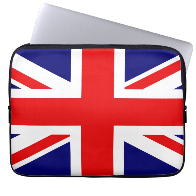 UNION JACK - BRITISH FLAGGA London Laptop Fodral (Framsidan)