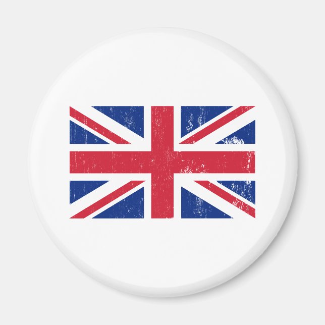 Union Jack British Flagga Magnet (Framsidan)